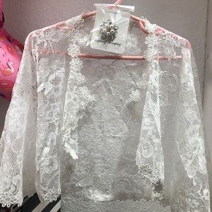 Lace cover up